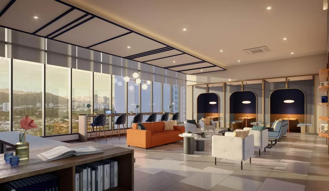 Artist's impression: Co-working lounge