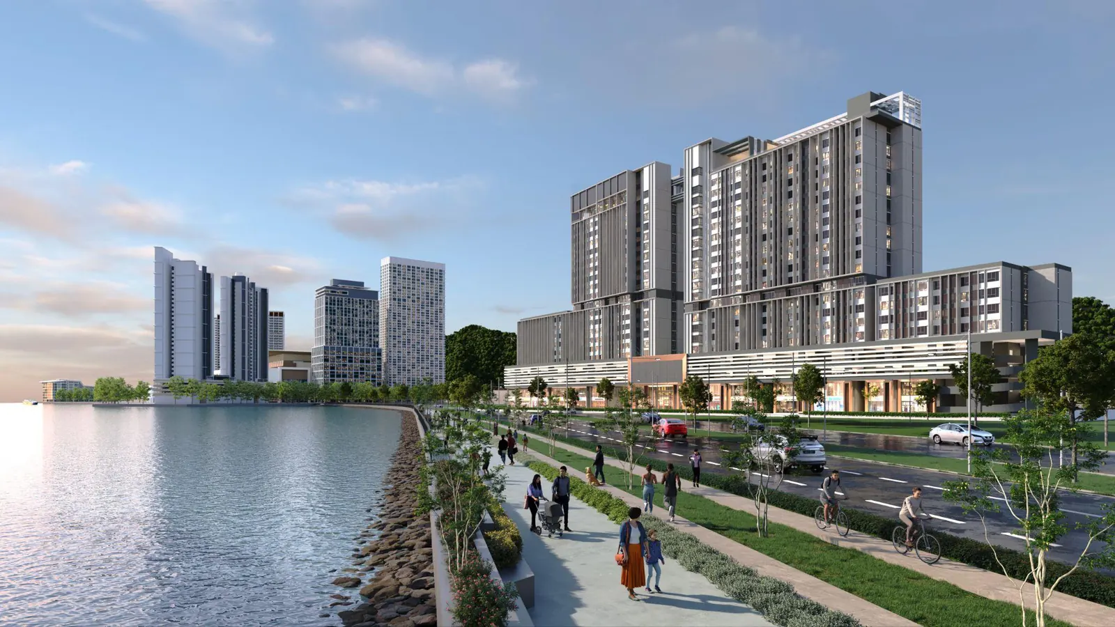Artist's impression of Keeperz Suites from the seafront promenade
