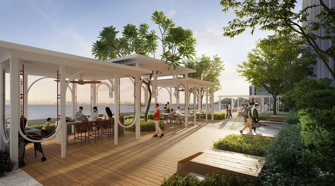 Artist's impression: Sky grill terrace